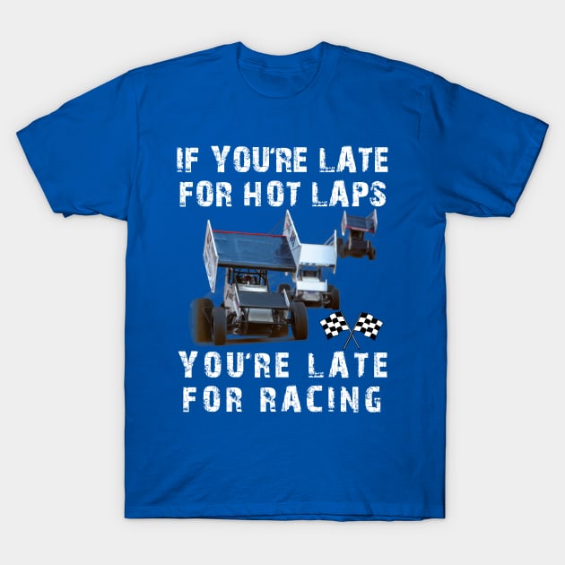 Hot Laps Sprint Car T-Shirt by StubS